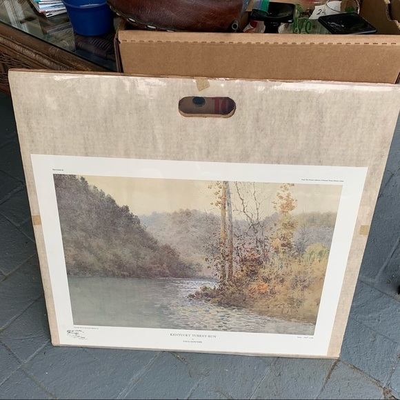 Paul Sawyier Limited Edition Print Kentucky Turkey Run - Picture 1 of 10